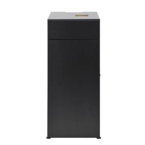 Animo base cabinet with passage to waste bin, black, 440x646x965 mm (WxDxH)_64ce6fcae3d1a.jpeg