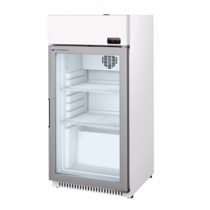 Coreco Refrigerator with glass door White with steel_649df1bf925f5.png