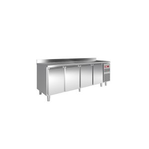 REFRIGERATED COUNTER – 4 DOORS – TEMP.-2°+8°C WITH TOP AND UPSTAND_64a471d07fd86.jpeg